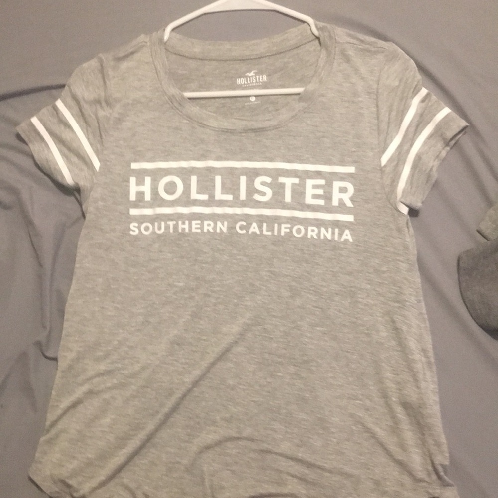 Light grey, Hollister short sleeve shirt